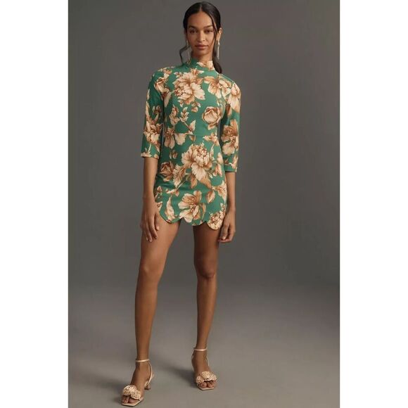 Maeve Dresses & Skirts - Maeve by Anthropologie  Mock-Neck Stretch Shift Mini Dress